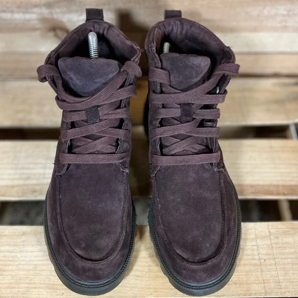 Sorel Madson MOC Toe Waterproof Boots, 5Y, Brown Leather - Picture 7 of 13